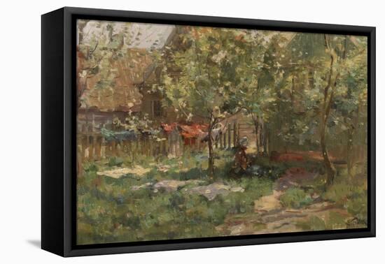 Volendam in May-Lucien Frank-Framed Premier Image Canvas
