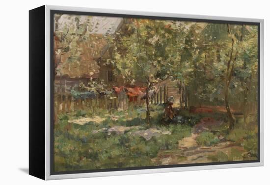 Volendam in May-Lucien Frank-Framed Premier Image Canvas