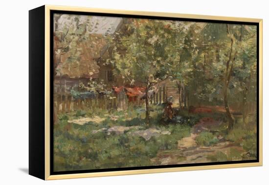 Volendam in May-Lucien Frank-Framed Premier Image Canvas