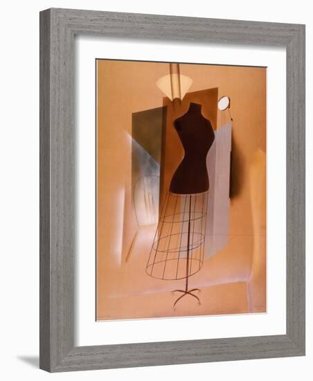 Voliere, 1919-Man Ray-Framed Art Print