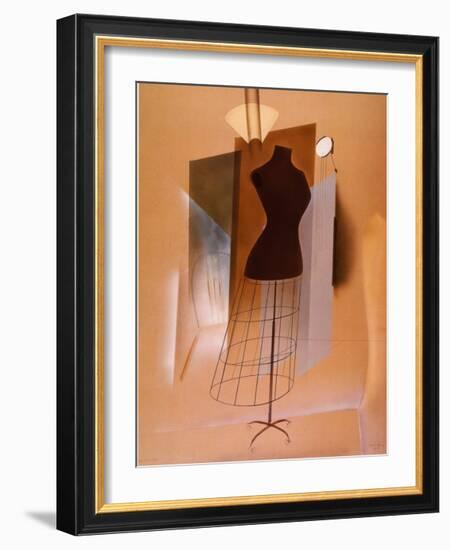 Voliere, 1919-Man Ray-Framed Art Print