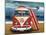 Volkswagon Surfboard-Peter Adderley-Mounted Art Print