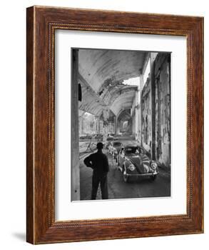 Volkswagons Rolling Off the Assembly Line-Walter Sanders-Framed Photographic Print
