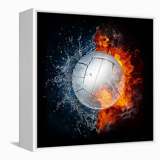 Volleyball Ball-RaStudio-Framed Stretched Canvas