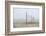 Volleyball nets on the beach, Cannon Beach, Oregon, USA-Panoramic Images-Framed Photographic Print