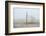 Volleyball nets on the beach, Cannon Beach, Oregon, USA-Panoramic Images-Framed Photographic Print