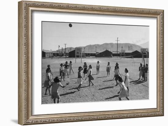 Vollyball-Ansel Adams-Framed Art Print