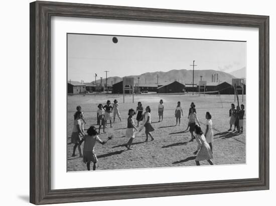 Vollyball-Ansel Adams-Framed Art Print