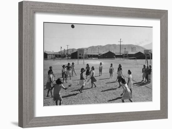 Vollyball-Ansel Adams-Framed Art Print