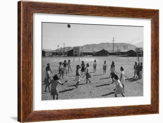 Vollyball-Ansel Adams-Framed Art Print