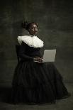 Portrait of medieval African young woman-Volodymyr Melnyk-Photographic Print