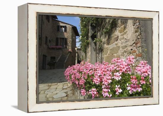 Volpaia, a Hill Village Near Radda, Chianti, Tuscany, Italy, Europe-Robert Harding-Framed Premier Image Canvas