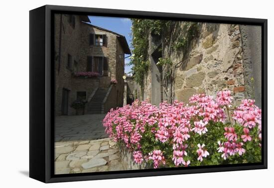 Volpaia, a Hill Village Near Radda, Chianti, Tuscany, Italy, Europe-Robert Harding-Framed Premier Image Canvas