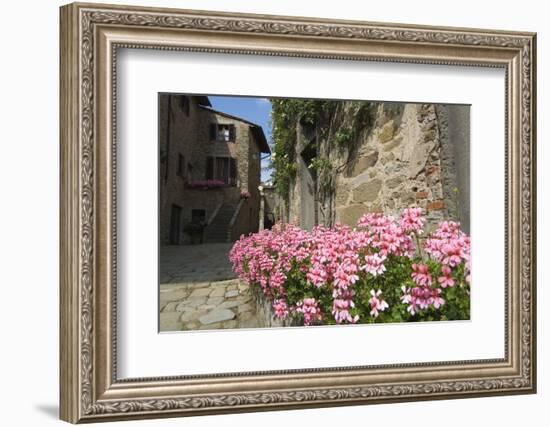 Volpaia, a Hill Village Near Radda, Chianti, Tuscany, Italy, Europe-Robert Harding-Framed Photographic Print