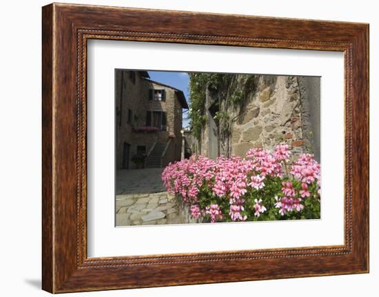 Volpaia, a Hill Village Near Radda, Chianti, Tuscany, Italy, Europe-Robert Harding-Framed Photographic Print