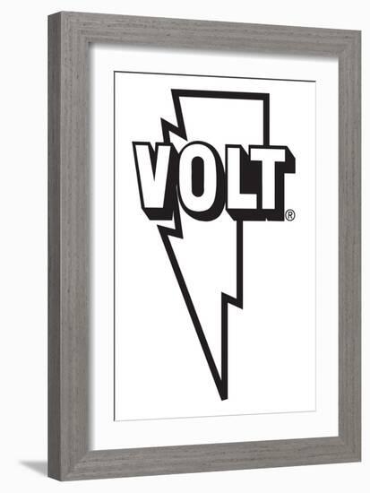 Volt Records-null-Framed Art Print