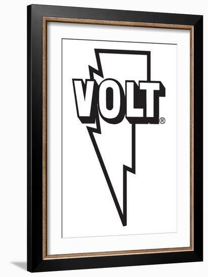 Volt Records-null-Framed Art Print