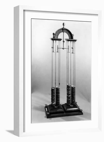 Voltaic Pile (Battery) Made for the Physicist, Jacques Alexandre Charles (1746-1823)-null-Framed Giclee Print