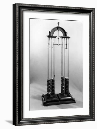 Voltaic Pile (Battery) Made for the Physicist, Jacques Alexandre Charles (1746-1823)-null-Framed Giclee Print