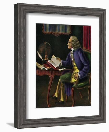 'Voltaire 1694-1778. - Gemälde von Carmontel', 1934-Unknown-Framed Giclee Print