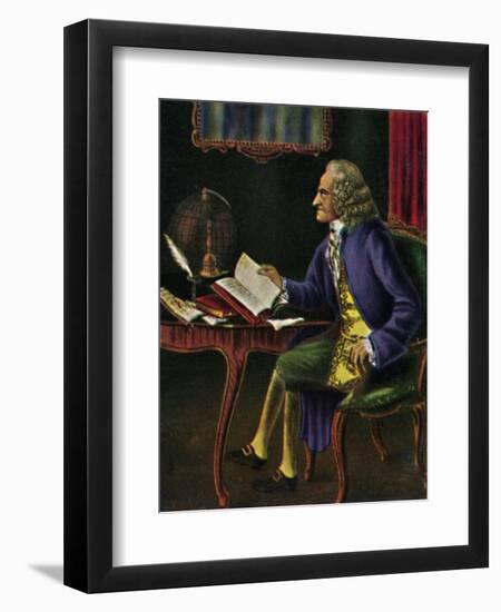 'Voltaire 1694-1778. - Gemälde von Carmontel', 1934-Unknown-Framed Giclee Print