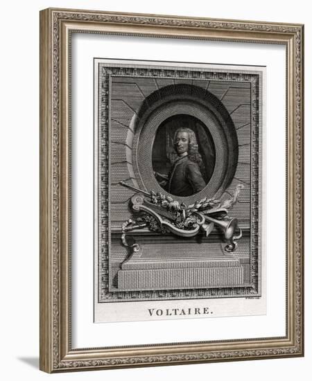 Voltaire, 1774-W Walker-Framed Giclee Print