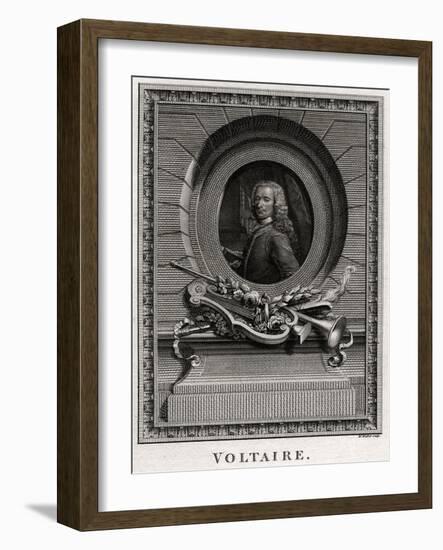 Voltaire, 1774-W Walker-Framed Giclee Print