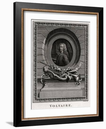 Voltaire, 1774-W Walker-Framed Giclee Print