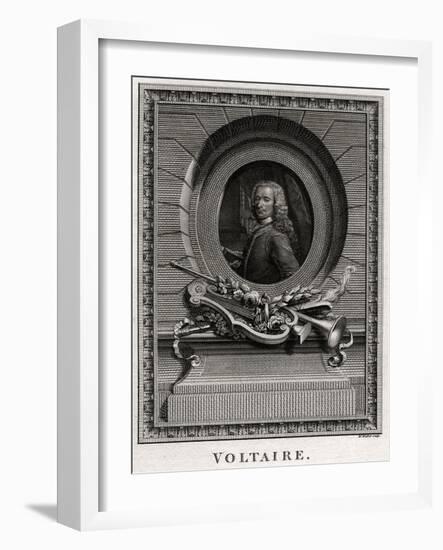 Voltaire, 1774-W Walker-Framed Giclee Print