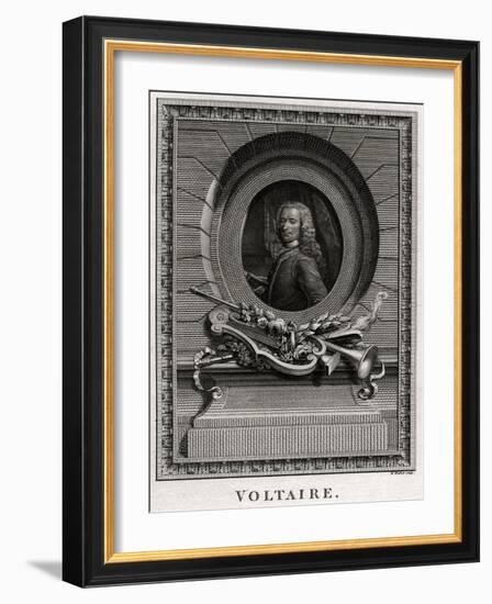 Voltaire, 1774-W Walker-Framed Giclee Print