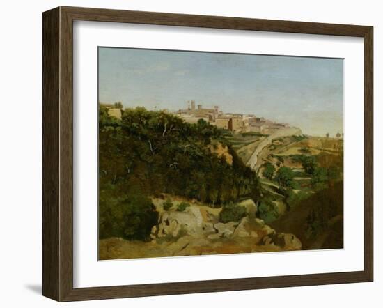 Volterra, Italy, 1834-Jean-Baptiste-Camille Corot-Framed Giclee Print