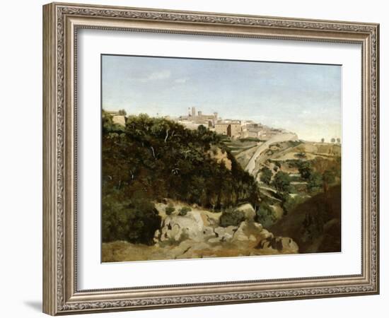 Volterra, Italy, 1834-Jean-Baptiste-Camille Corot-Framed Giclee Print