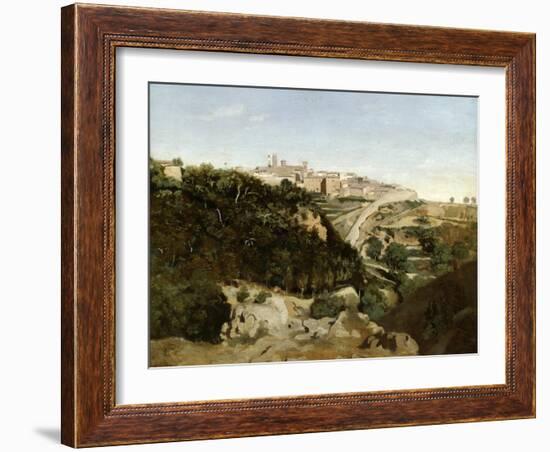 Volterra, Italy, 1834-Jean-Baptiste-Camille Corot-Framed Giclee Print