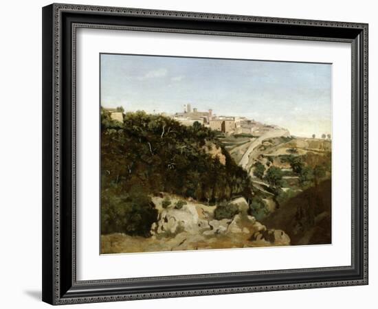 Volterra, Italy, 1834-Jean-Baptiste-Camille Corot-Framed Giclee Print