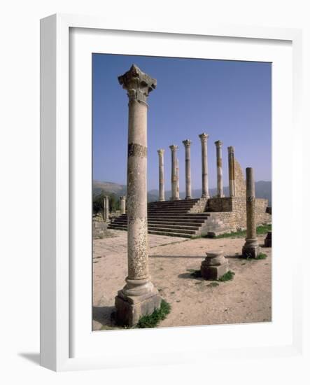 Volubilis Roman Ruins in Morocco-Tibor Bogn?r-Framed Photographic Print