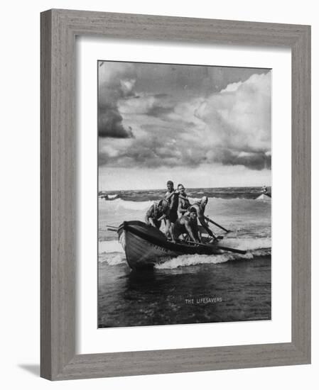 Voluntary Lifesavers-Emil Otto Hoppé-Framed Photographic Print