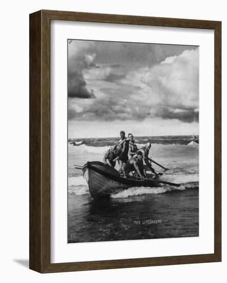 Voluntary Lifesavers-Emil Otto Hoppé-Framed Photographic Print