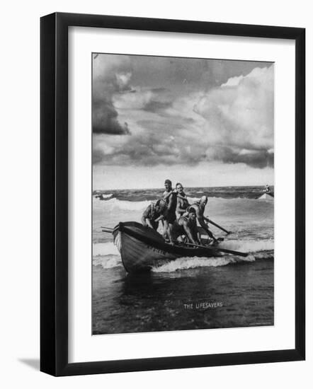 Voluntary Lifesavers-Emil Otto Hoppé-Framed Photographic Print