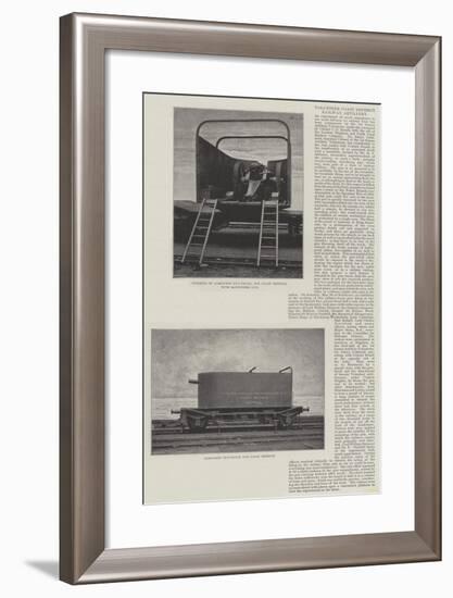 Volunteer Coast Defence, Railway Artillery-null-Framed Giclee Print