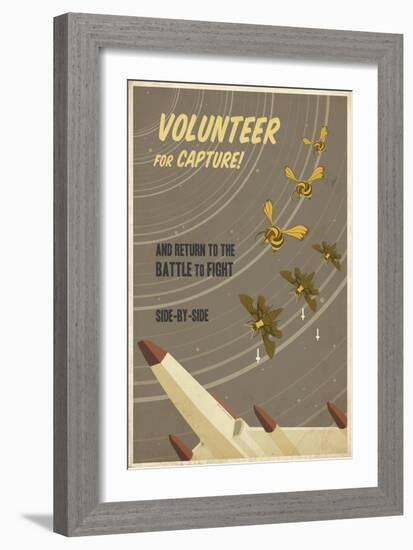 Volunteer for Capture-Steve Thomas-Framed Giclee Print