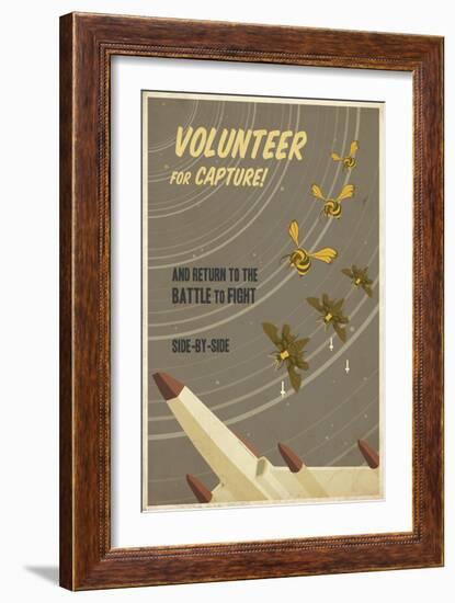 Volunteer for Capture-Steve Thomas-Framed Giclee Print