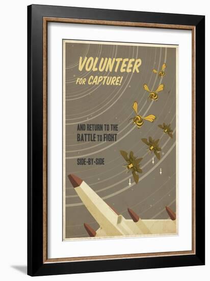 Volunteer for Capture-Steve Thomas-Framed Giclee Print