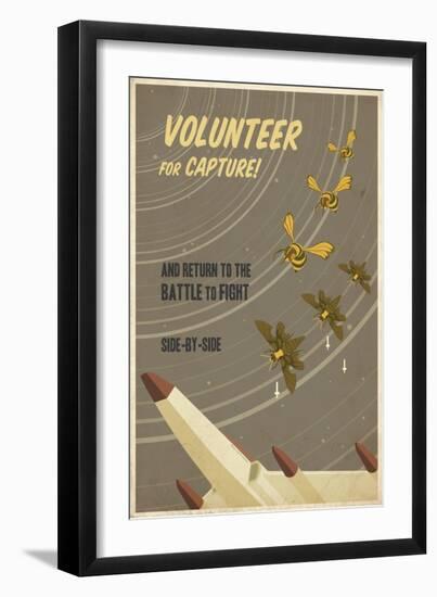 Volunteer for Capture-Steve Thomas-Framed Giclee Print