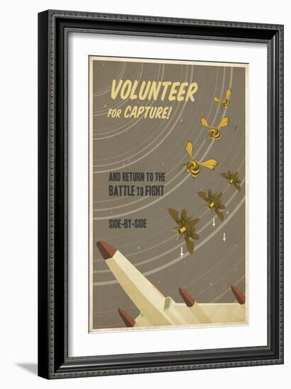 Volunteer for Capture-Steve Thomas-Framed Giclee Print