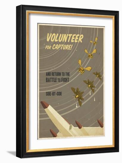 Volunteer for Capture-Steve Thomas-Framed Giclee Print