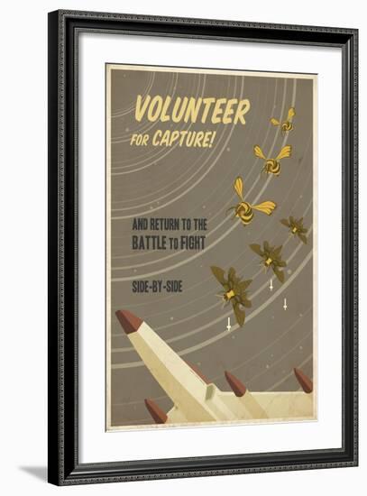 Volunteer for Capture-Steve Thomas-Framed Giclee Print