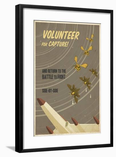 Volunteer for Capture-Steve Thomas-Framed Giclee Print