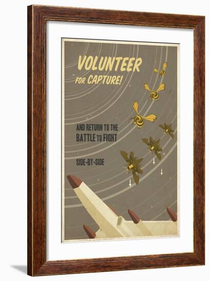 Volunteer for Capture-Steve Thomas-Framed Giclee Print