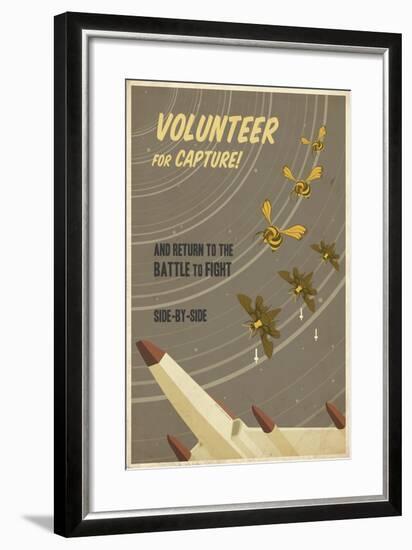 Volunteer for Capture-Steve Thomas-Framed Giclee Print
