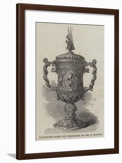 Volunteer Prize Cup Presented by Mr E Mappin-null-Framed Giclee Print